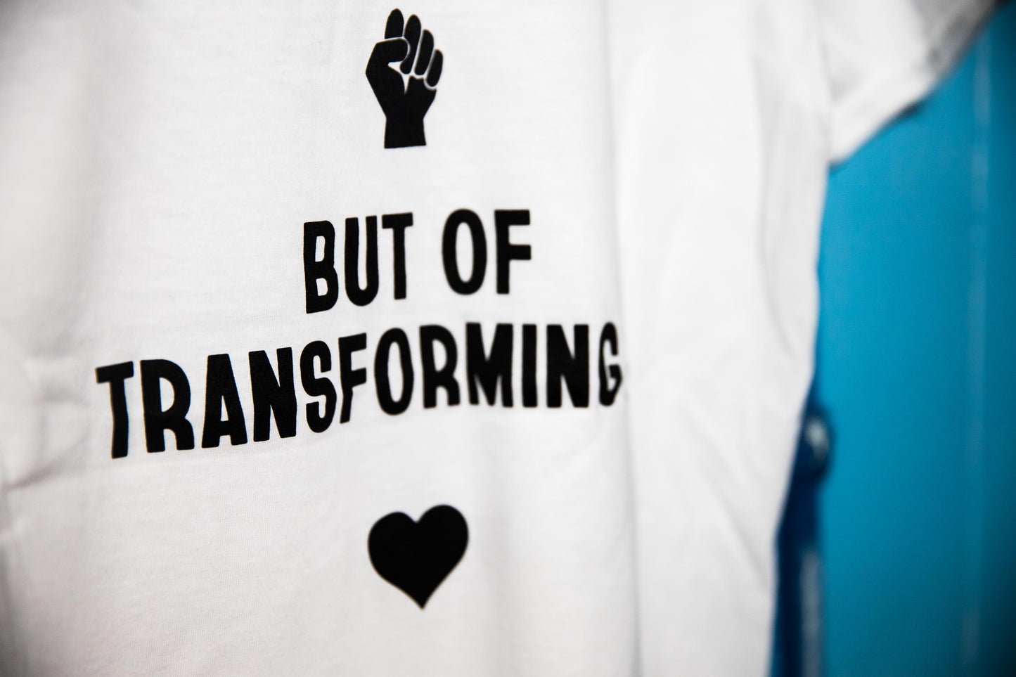 Stop Racism t-shirt (White) designed by Paul Camo